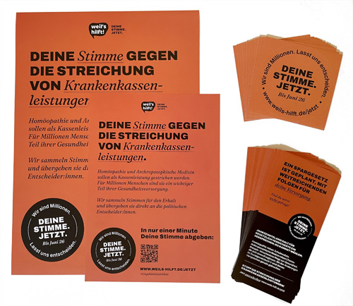 deine stimme jetzt material